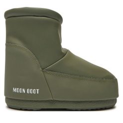 Śniegowce Moon Boot. Brązowe śniegowce Moon Boot, bez zapięcia. Za 859.99 zł.