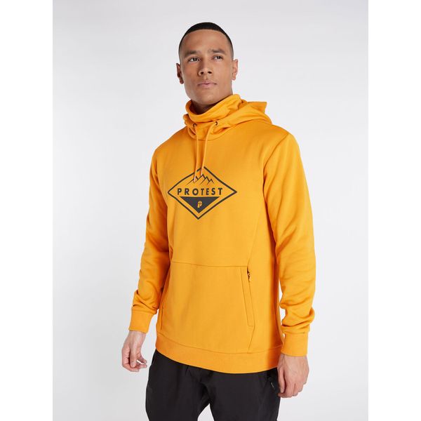 Bluza techniczna męska z kapturem Protest Prtissyk. Brązowe bluzy Protest, m, bez wzorów, z kapturem. W wyprzedaży za 147.99 zł.