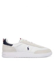 Polo Ralph Lauren Sneakersy 809P01619001 Biały. Białe buty sportowe casual Polo Ralph Lauren, bez wzorów, ze skóry, bez zapięcia. Za 599.99 zł.