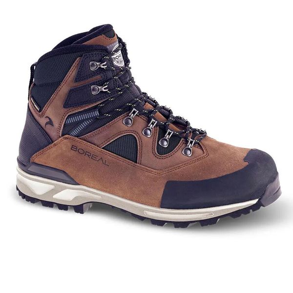 Buty trekkingowe Boreal Mazama. Brązowe buty turystyczne Boreal, na lato, bez wzorów, z gumy, bez zapięcia, trekkingowe. Za 758.00 zł.
