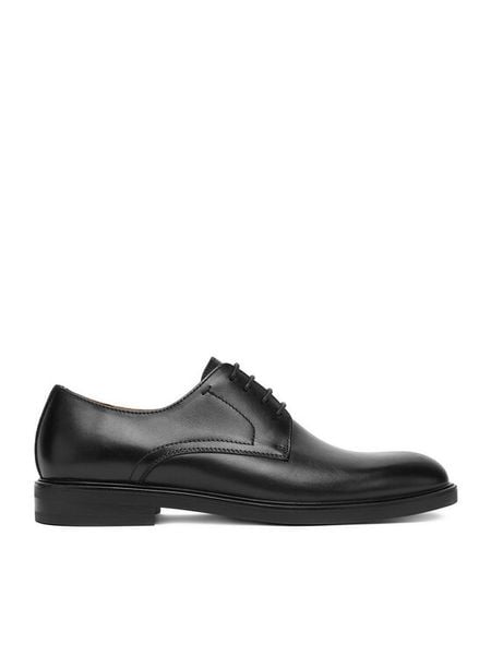 Gino Rossi Półbuty CEO-HS815-2 Czarny. Czarne eleganckie półbuty Gino Rossi, bez wzorów, ze skóry, bez obcasa, bez zapięcia. Za 329.99 zł.