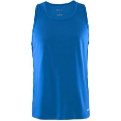 Męski sportowy tank top z bawełny Craft Mind. T-shirty sportowe Craft, bez wzorów, z bawełny, bez ramiączek, do biegania. Za 73.68 zł.
