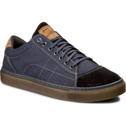 Półbuty LASOCKI FOR MEN MB-16214. Niebieskie eleganckie półbuty Lasocki For Men, bez wzorów, z nubiku, bez obcasa, bez zapięcia. W wyprzedaży za 94.98 zł.