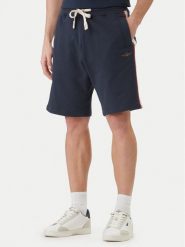 Aeronautica Militare Szorty sportowe 261BF0030UF00677 Granatowy Regular Fit. Niebieskie krótkie spodenki sportowe Aeronautica Militare, m, bez wzorów, z bawełny. Za 399.99 zł.