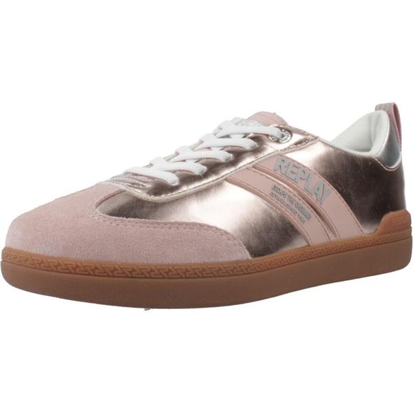 Buty REPLAY PYPER JR 4 Rose. Czerwone buty turystyczne Replay, bez wzorów, ze skóry, bez zapięcia, trekkingowe. Za 191.99 zł.