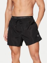 KARL LAGERFELD Szorty kąpielowe A1M46058 Czarny Regular Fit. Czarne kąpielówki KARL LAGERFELD, m, bez wzorów, z syntetyku. Za 269.99 zł.