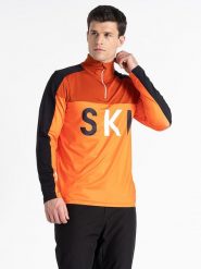 Dare 2b Koszulka funkcyjna "Ski" w kolorze pomarańczowo-czarnym rozmiar: XS. Pomarańczowe t-shirty sportowe Dare 2B, bez wzorów, z materiału, bez ramiączek, outdoorowe. Za 70.41 zł.