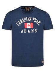Canadian Peak Koszulka "Jadseneak" w kolorze granatowym rozmiar: 3XL. Niebieskie bezrękawniki Canadian Peak, xl, bez wzorów, z bawełny, bez kołnierzyka, bez ramiączek. Za 56.99 zł.