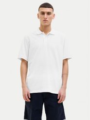 Jack&Jones Polo Kane 12270150 Biały Regular Fit. Białe koszulki polo Jack&Jones, m, bez wzorów, z bawełny, bez kołnierzyka, bez ramiączek. Za 59.99 zł.