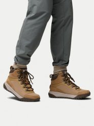 Columbia Trekkingi Burnsider WP 2128821 Brązowy. Brązowe botki sznurowane Columbia, bez wzorów, z materiału, bez obcasa, bez zapięcia. Za 529.99 zł.