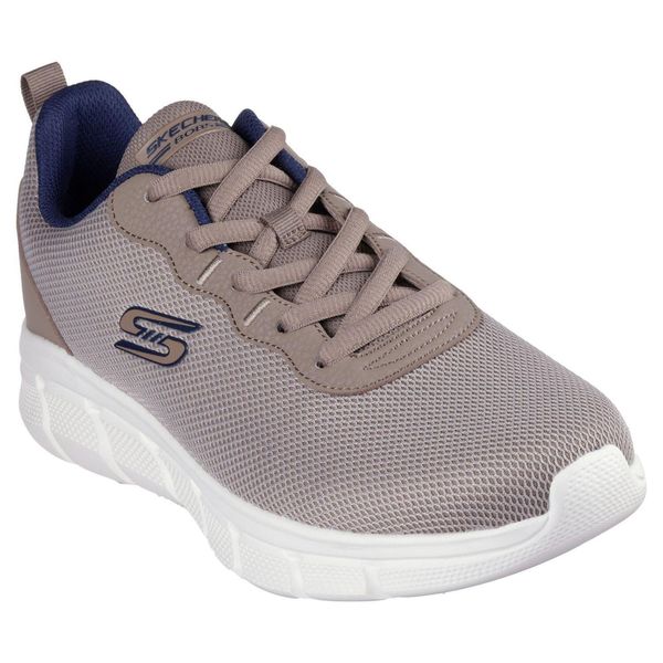 Męskie BOBS B FLEX ICY EDGE Sneakersy Taupe. Brązowe buty sportowe casual Skechers, bez wzorów, z dzianiny, bez zapięcia. Za 229.99 zł.