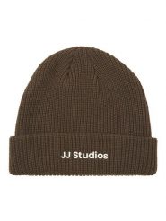 Jack & Jones Czapka beanie w kolorze brązowym rozmiar: onesize. Brązowe czapki zimowe Jack & Jones, bez wzorów, ze splotem. Za 43.99 zł.