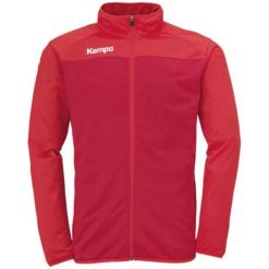Bluza Kempa Prime Poly Jacket. Czerwone bluzy Kempa, bez wzorów, bez kaptura. W wyprzedaży za 172.50 zł.