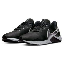 Buty męskie Nike Legend Essential 2 CQ9356-008. Czarne buty do biegania Nike, bez wzorów, z gumy, bez zapięcia, do biegania. Za 337.00 zł.