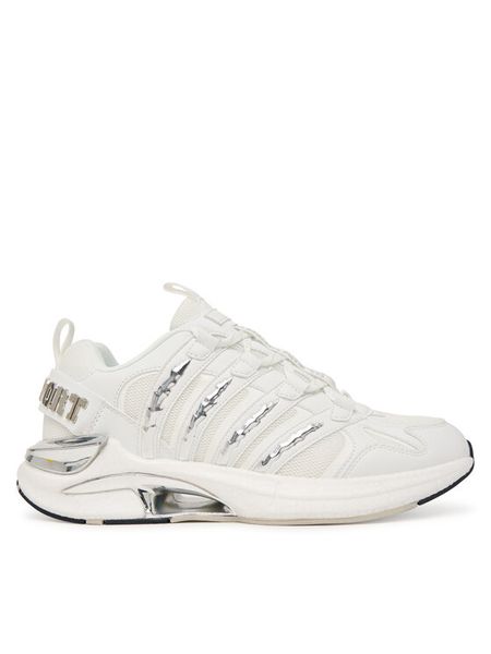 Plein Sport Sneakersy FAES USC0852 STE003N Biały. Białe buty sportowe casual Plein Sport, bez wzorów, z materiału, bez zapięcia. Za 933.99 zł.