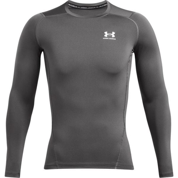 Bluza męska Under Armour HeatGear Long Sleeve. Szare bluzy Under Armour, m, bez wzorów, bez kaptura. Za 124.99 zł.