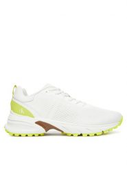 Calvin Klein Jeans Sneakersy Hike Runner Tech Knit YM0YM01284 Biały. Białe buty sportowe casual Calvin Klein Jeans, bez wzorów, z jeansu, bez zapięcia. Za 649.99 zł.