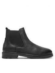 Pepe Jeans Sztyblety PMS50244 Czarny. Czarne botki sznurowane Pepe Jeans, bez wzorów, z jeansu, bez obcasa, bez zapięcia. Za 669.99 zł.