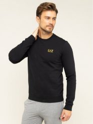 EA7 Emporio Armani Bluza 8NPM52 PJ05Z 208 Czarny Regular Fit. Czarne bluzy EA7 Emporio Armani, l, bez wzorów, z bawełny, bez kaptura. Za 329.99 zł.