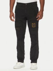 Aeronautica Militare Spodnie materiałowe 251PA1387CT1493 Czarny Regular Fit. Czarne spodnie materiałowe Aeronautica Militare, m, bez wzorów, z bawełny. Za 999.99 zł.