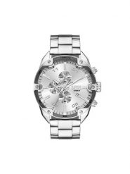 Diesel Zegarek Spiked Chronograph DZ4677 Srebrny. Szare zegarki Diesel, srebrne. Za 1,029.00 zł.