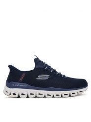 Skechers Sneakersy Glide-Step-Noxus 233010/NVY Granatowy. Niebieskie buty sportowe casual Skechers, bez wzorów, z materiału, bez zapięcia. Za 269.99 zł.