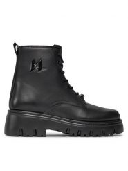 KARL LAGERFELD Trapery KL15350 Czarny. Czarne trapery KARL LAGERFELD, ze skóry, bez zapięcia. Za 1,399.00 zł.