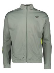 Reebok Kurtka sportowa "Vector" w kolorze zielonym rozmiar: M. Zielone kurtki outdoor i hardshell Reebok, m, bez wzorów, bez kaptura, outdoorowe. Za 114.98 zł.