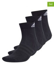 Adidas Skarpety sportowe (3 pary) w kolorze czarnym rozmiar: S. Czarne skarpety Adidas, bez wzorów. Za 39.99 zł.
