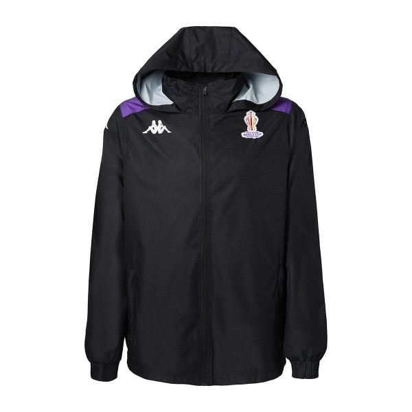 Kurtka Coupe du monde rugby 2021 adverzip pro 5. Czarne kurtki Kappa, xl, z aplikacjami, z dresówki, z kapturem. Za 250.35 zł.