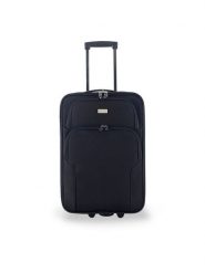 Semi Line Walizka kabinowa T5679-1 Czarny. Czarne walizki Semi-line, bez wzorów, z poliesteru. Za 169.99 zł.