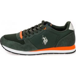 U.S. POLO ASSN. tenisówki męskie Soren 41 zielone. Zielone trampki U.S. Polo Assn., m, bez wzorów, bez zapięcia. Za 339.00 zł.