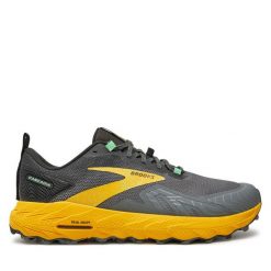 Buty do biegania Brooks. Czarne buty do biegania Brooks, bez wzorów, bez zapięcia, do biegania. Za 399.99 zł.