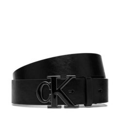 Pasek Calvin Klein. Czarne paski CALVIN KLEIN, bez wzorów. Za 289.99 zł.