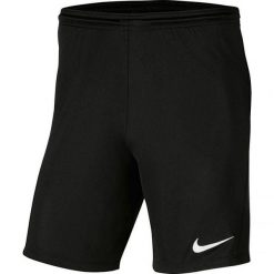 Męskie Spodenki Dry Park III. Czarne szorty Nike, l, bez wzorów, sportowe. Za 102.99 zł.