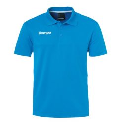 Polo Kempa Poly. Niebieskie koszulki polo Kempa, l, bez wzorów, z tkaniny, bez kołnierzyka, bez ramiączek. Za 130.10 zł.