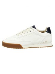 GANT Footwear Skórzane sneakersy "Baylle" w kolorze kremowym rozmiar: 40. Brązowe buty sportowe casual GANT Footwear, bez wzorów, bez zapięcia. Za 431.08 zł.
