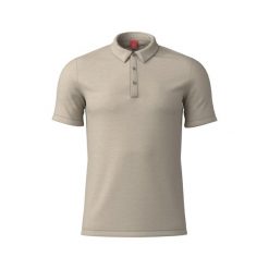 Polo Löffler Merino-Tencel(Tm). Białe koszulki polo LOFFLER, l, bez wzorów, bez kołnierzyka, bez ramiączek. Za 496.50 zł.