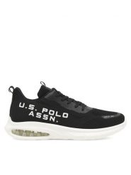 U.S. Polo Assn. Sneakersy ACTIVE001 Czarny. Czarne buty sportowe casual U.S. Polo Assn., bez wzorów, z materiału, bez zapięcia. Za 199.99 zł.