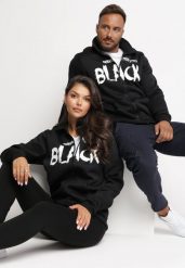 Czarna Bluza z Półgolfem Zapinana na Suwak z Kieszeniami i Ściągaczami Salatiel. Czarne bluzy Born2be, l, bez wzorów, z polaru, bez kaptura. W wyprzedaży za 76.49 zł.