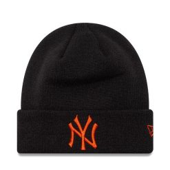Czapka New Era. Czarne czapki zimowe New Era, bez wzorów. Za 139.99 zł.
