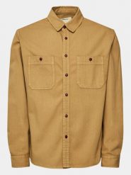 Redefined Rebel Koszula 224105 Beżowy Regular Fit. Brązowe koszule Redefined Rebel, m, bez wzorów, z bawełny, bez kołnierzyka, bez ramiączek. Za 99.99 zł.