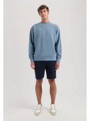 DSTREZZED Bluza w kolorze błękitnym rozmiar: XL. Niebieskie bluzy Dstrezzed, xl, bez wzorów, z bawełny, bez kaptura. Za 212.30 zł.