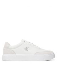 Calvin Klein Sneakersy Classic Cups Oxf Tmb Lth-Su Tc HM0HM02354 Biały. Białe buty sportowe casual CALVIN KLEIN, bez wzorów, ze skóry, bez zapięcia. Za 409.99 zł.