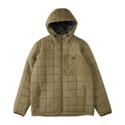 Kurtka męska Billabong Journey Puffer pikowana z kapturem. Zielone kurtki Billabong, m, bez wzorów, z kapturem. Za 285.00 zł.