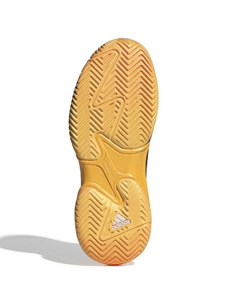 Adidas Buty "Barricade 13" w kolorze czarno-żółtym do tenisa rozmiar: 39 1/3. Czarne buty treningowe Adidas, bez wzorów, z materiału, tenisowe. Za 254.74 zł.