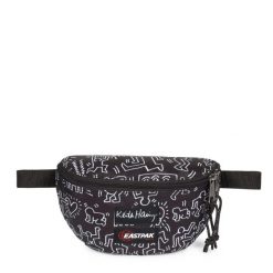 Torba na biodro Springer Eastpak x Keith Haring Springer. Czarne torby na ramię Eastpak, bez wzorów, z materiału, na ramię, bez dodatków. Za 162.00 zł.