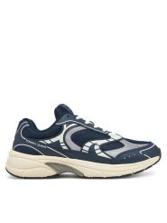 Tommy Jeans Sneakersy Archive'25 EM0EM01569 Granatowy. Niebieskie buty sportowe casual Tommy Jeans, bez wzorów, z jeansu, bez zapięcia. Za 299.99 zł.