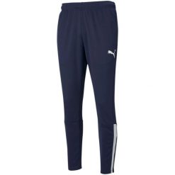 Męskie Spodnie Do Biegania TeamLIGA. Czarne buty do biegania Puma, bez wzorów, bez zapięcia, do biegania. Za 272.99 zł.