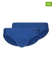 Skiny Slipy (2 pary) w kolorze niebieskim rozmiar: L. Niebieskie slipki Skiny, l, bez wzorów. Za 96.60 zł.